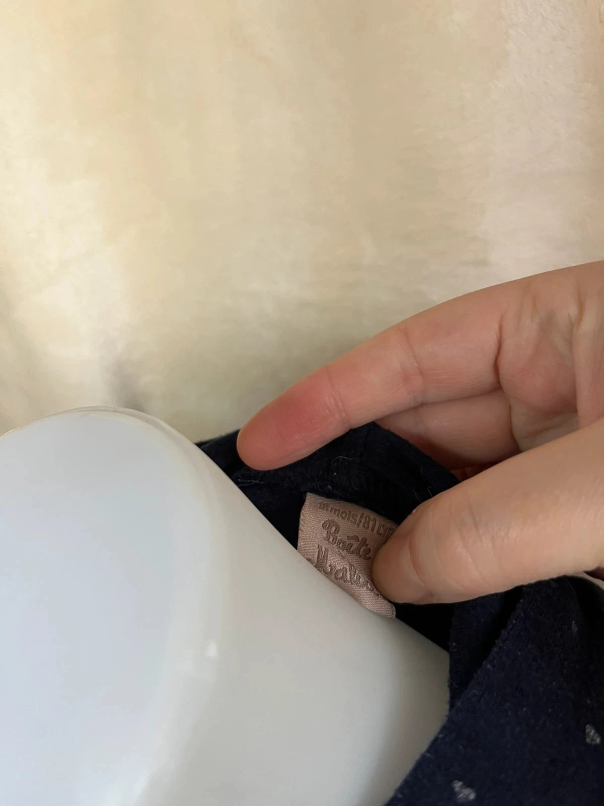 Chaleco para bebé con capucha azul marino demasiado adorable 💙 – photo 2